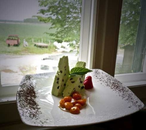 Agriturismo Boschi Celati - delicatezze: semifreddo alla menta