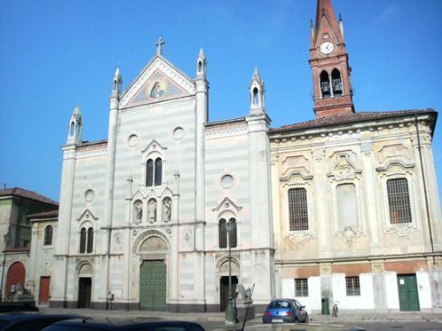 Monticelli d'Ongina: la Collegiata - basilica di San Lorenzo