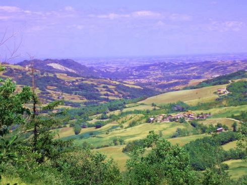 Monte Moria: veduta da Rustigazzo