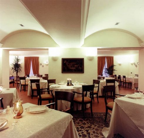 sala del Ristorante Villa Tavernago