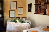 particolare della sala dell'Agriturismo Il Negrese
