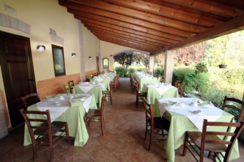 portico dell'Agriturismo Il Rio